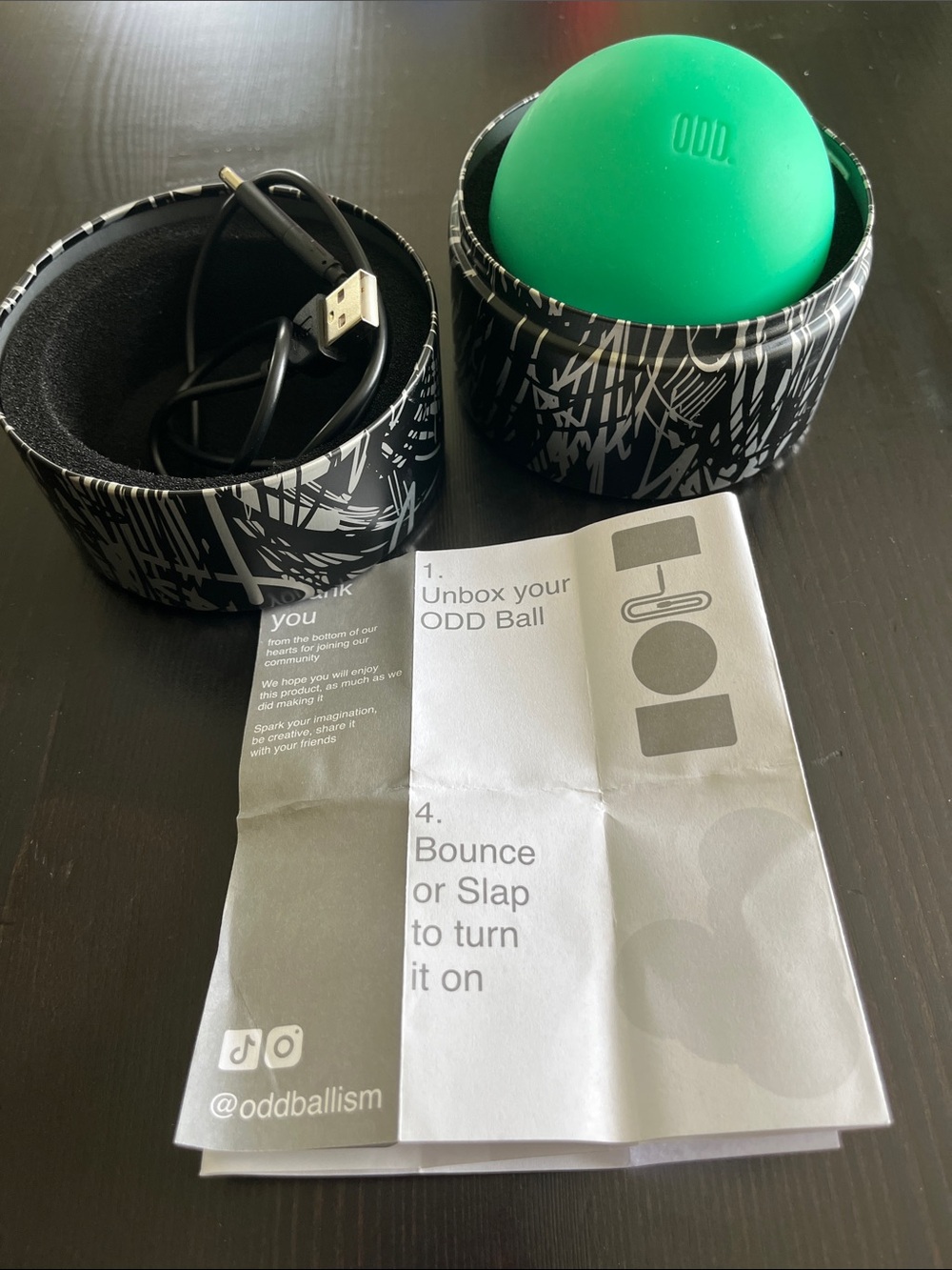 Interactive Learning (ODD) Ball for Kids - Green
